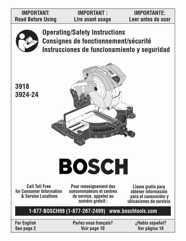 Bosch Power Tools Saw 3918-page_pdf